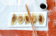 Gyozas. Raviolis japonais Gyozas. Raviolis japonais