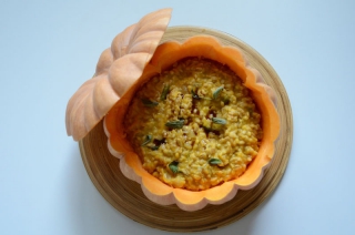 Risotto de céréales au potiron Risotto de céréales au potiron