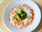 Coquilles St jacques en carpaccio Coquilles St jacques en carpaccio