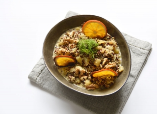 Risotto de quinoa au fenouil et à l’orange Risotto de quinoa au fenouil et à l’orange