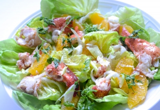 Salade de homard à l’orange Salade de homard à l’orange